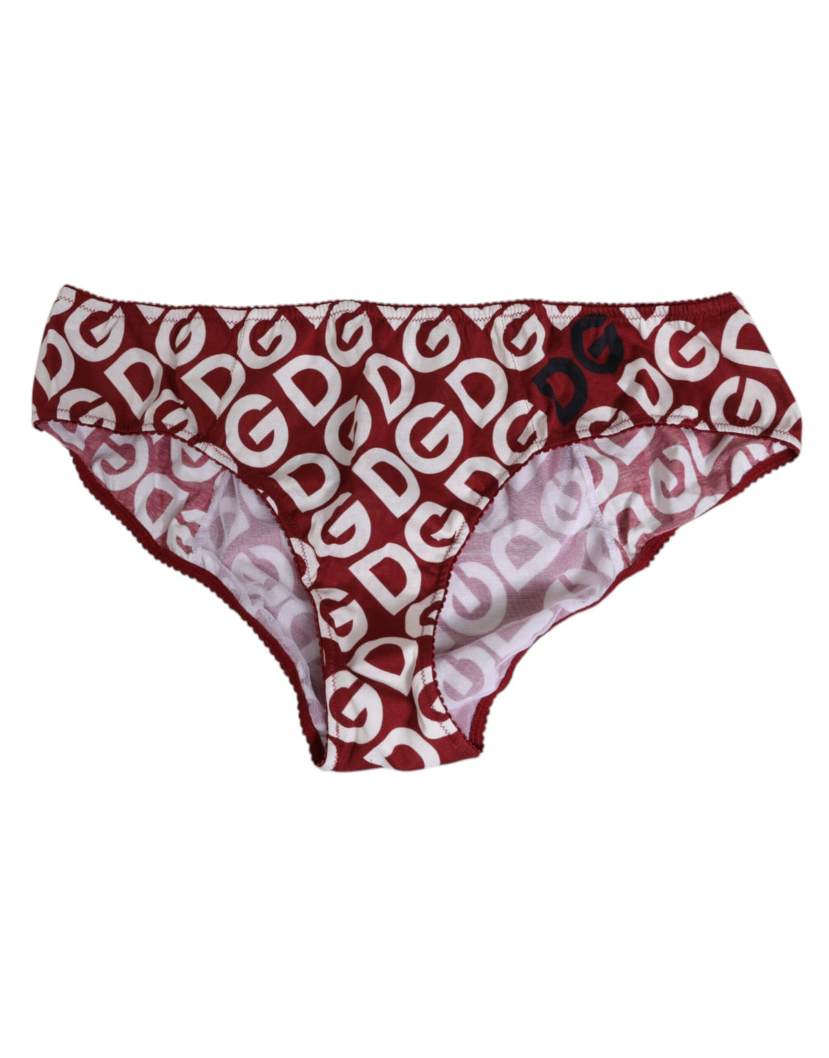 Dolce & Gabbana Bordeaux DG Logo Slip Bottom Unterwäsche