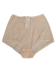 Dolce & Gabbana Beige Nylon High Waist Miederhose Unterwäsche