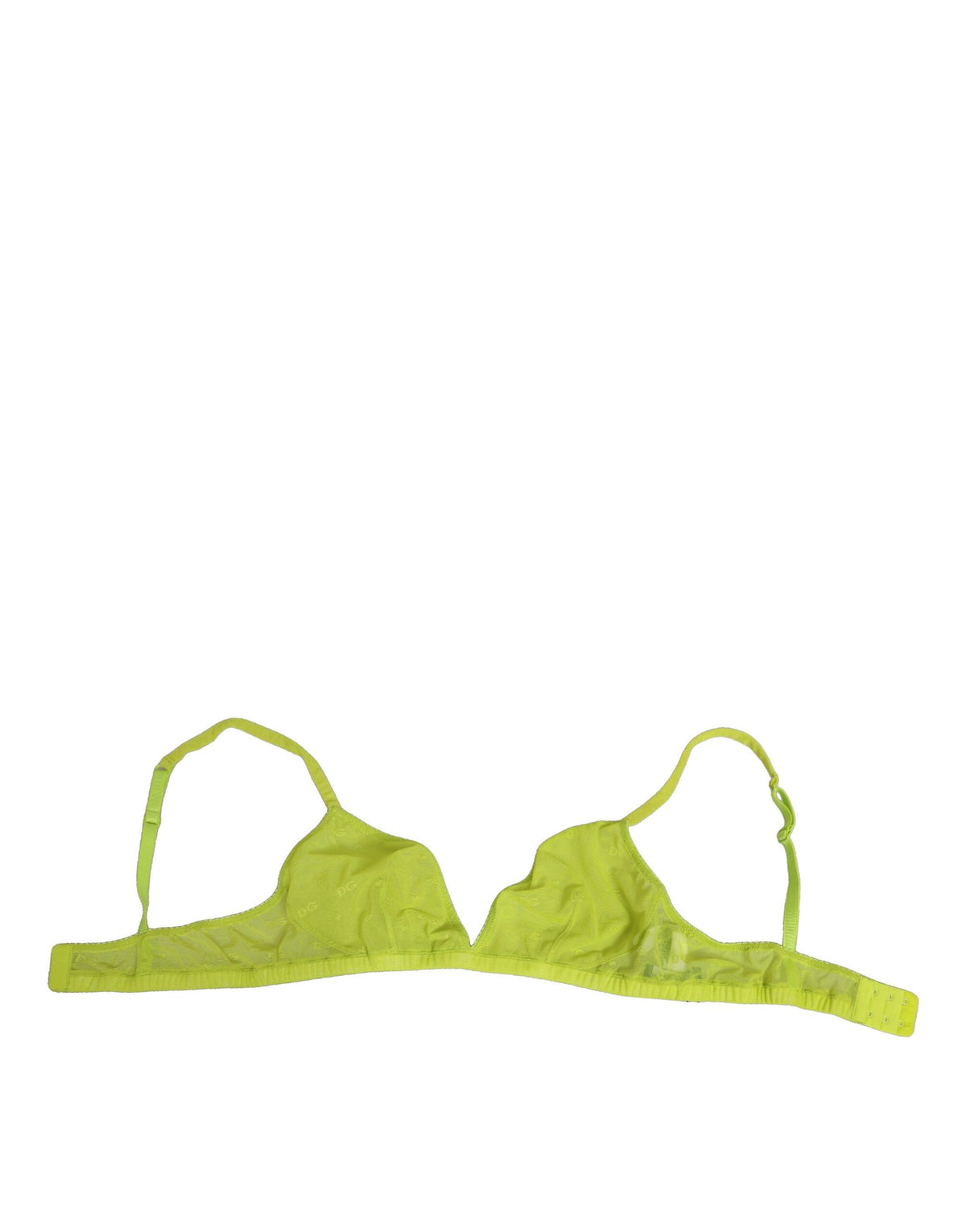Dolce & Gabbana Gelb Grüne Nylon Soft-Cup Büstenhalter Unterwäsche