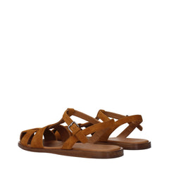 Church's bruine platte leren sandalen