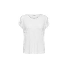 Alleen wit polyester T-shirt