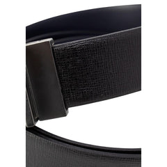 Antony Morato Black Leather Regular Belt