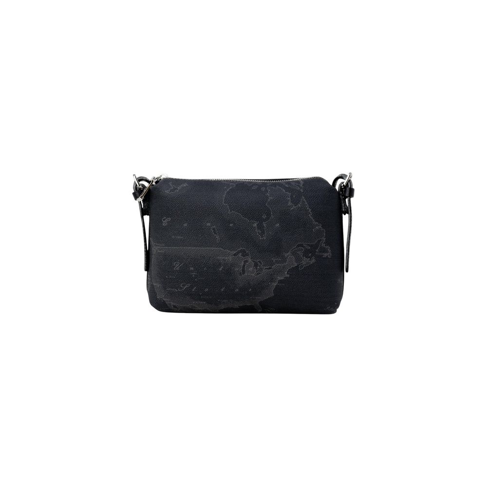 Alviero Martini Prima Classe Handtasche aus schwarzem Polyester