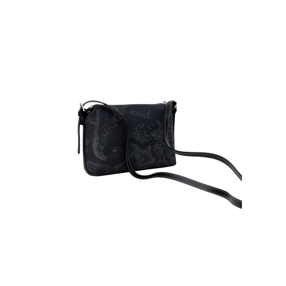 Alviero Martini Prima Classe Handtasche aus schwarzem Polyester