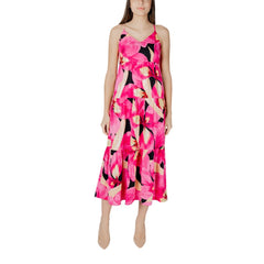 Only Multicolor Viscose Lange Jurk