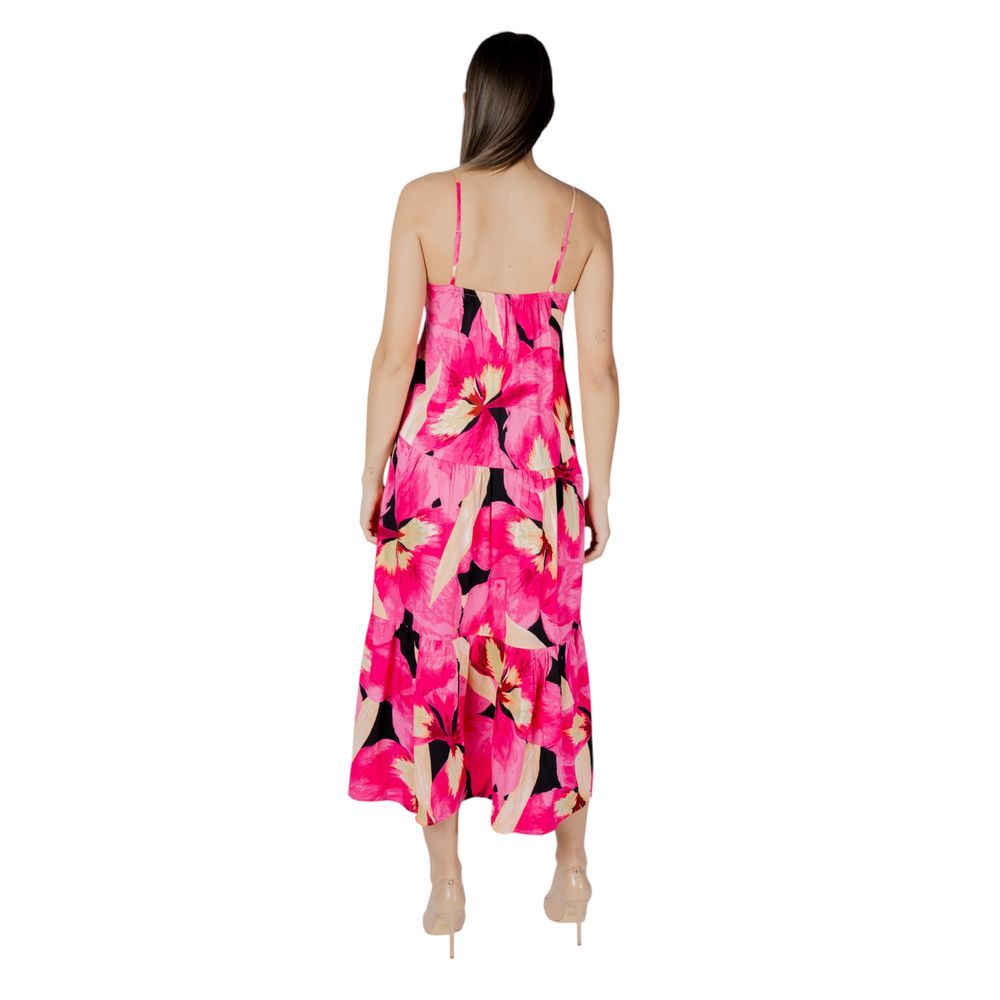 Only Multicolor Viscose Lange Jurk