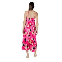 Only Multicolor Viscose Lange Jurk