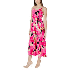 Only Multicolor Viscose Lange Jurk
