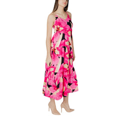 Only Multicolor Viscose Lange Jurk