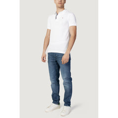 Tommy Hilfiger Jeans – Weißes Poloshirt aus Baumwolle