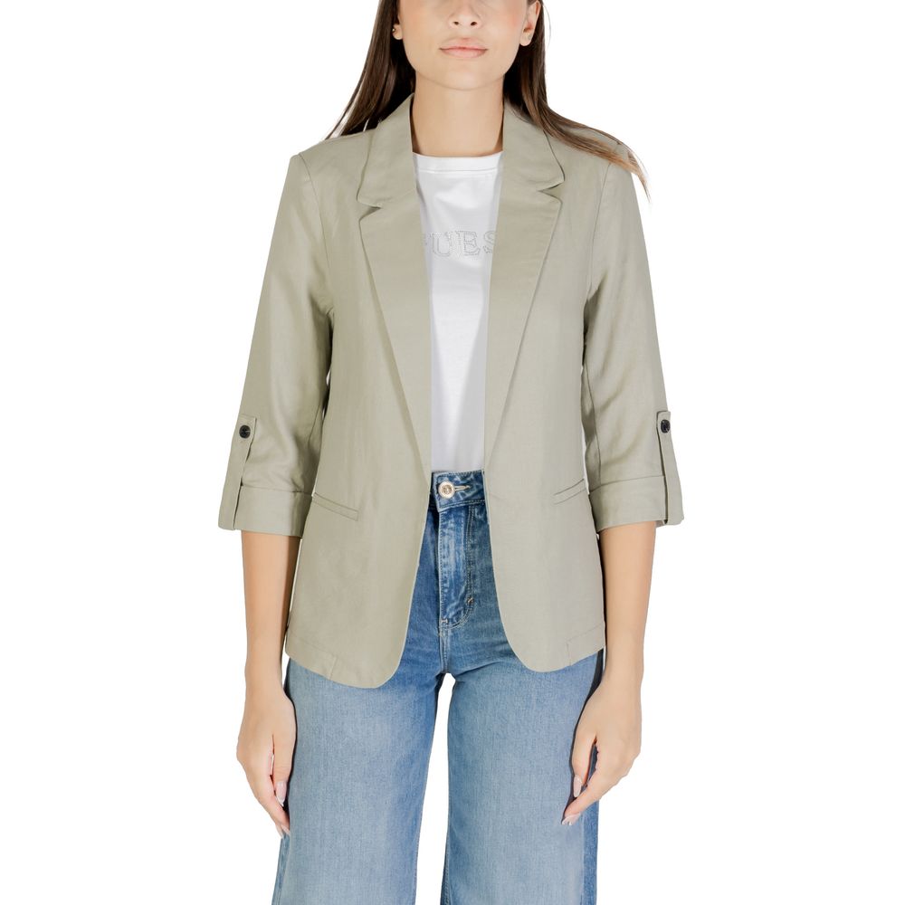 Alleen Groene Linnen Blazer