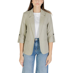 Alleen Groene Linnen Blazer