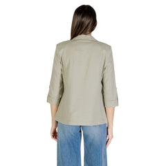 Alleen Groene Linnen Blazer