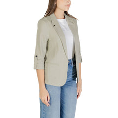 Alleen Groene Linnen Blazer