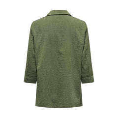 Alleen Groene Viscose Blazer