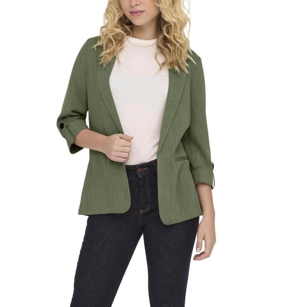 Alleen Groene Viscose Blazer