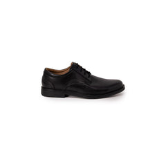 Clarks Schwarze Leder Oxford- und Derby-Schuhe