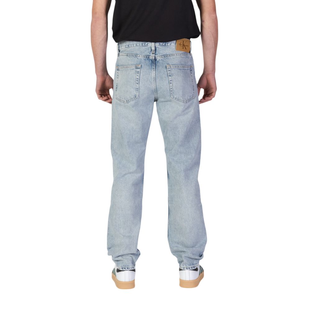 Calvin Klein Jeans Hellblaue Jeans aus Bio-Baumwolle im Relaxed Fit