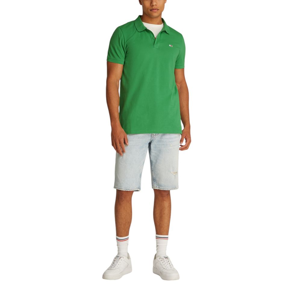 Tommy Hilfiger Jeans Bicolor Polohemd aus Baumwolle