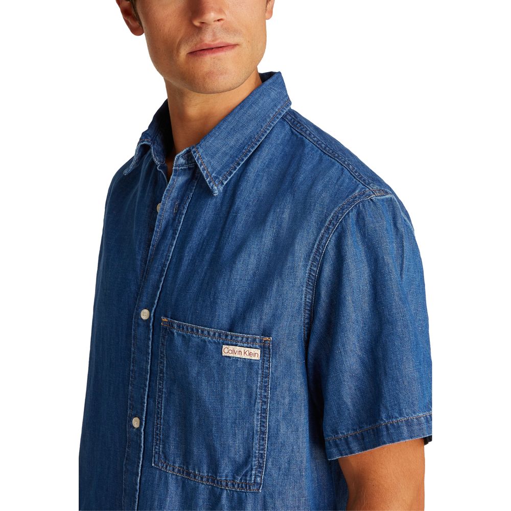 Calvin Klein Jeans Blaues Jeanshemd