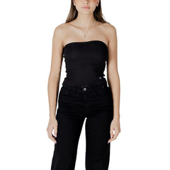 Calvin Klein Jeans schwarzes Oberteil aus recycelter Baumwolle