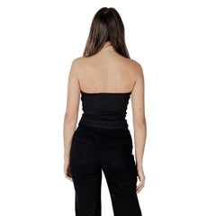 Calvin Klein Jeans schwarzes Oberteil aus recycelter Baumwolle