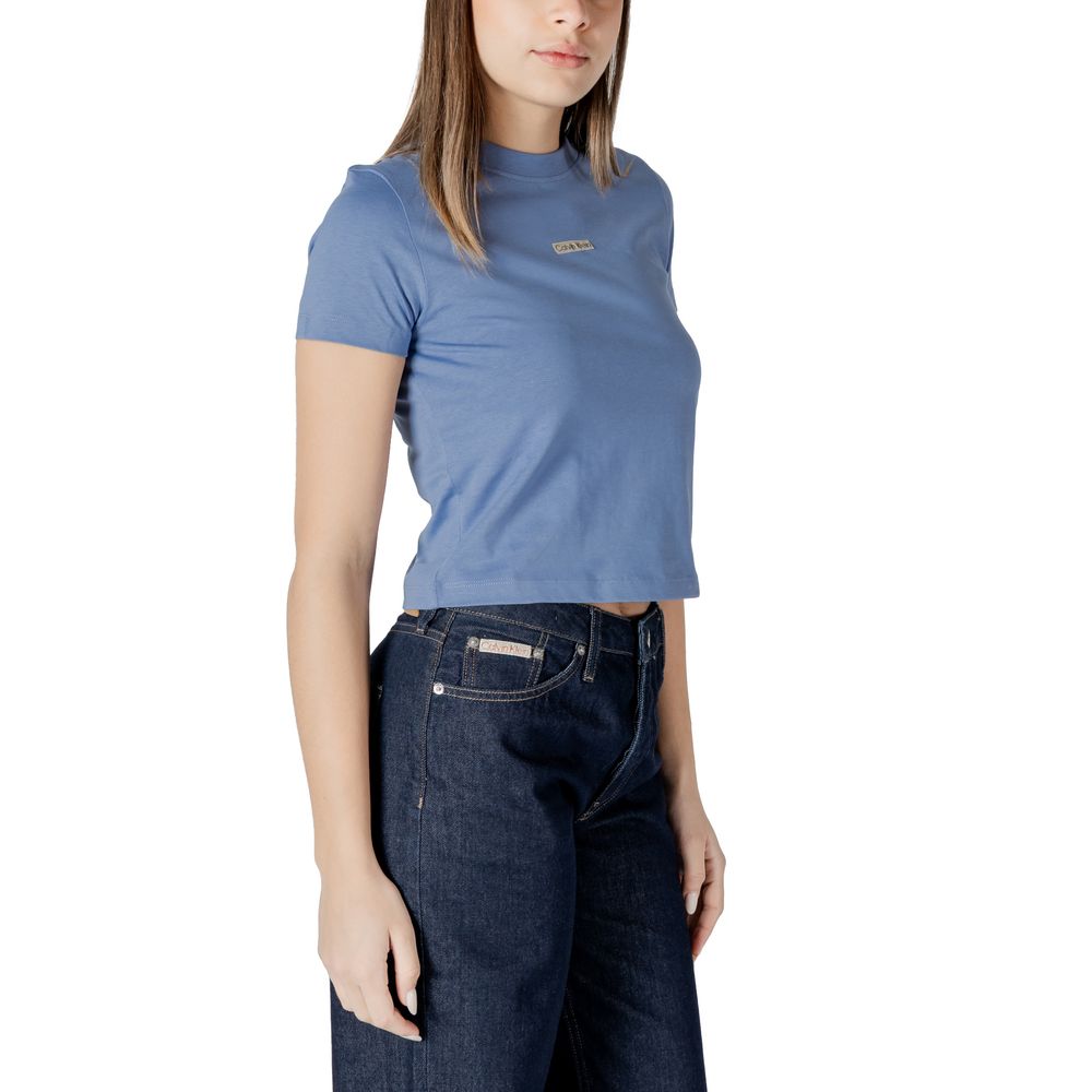 Calvin Klein Jeans Blau Recycelte Baumwolle Sportswear