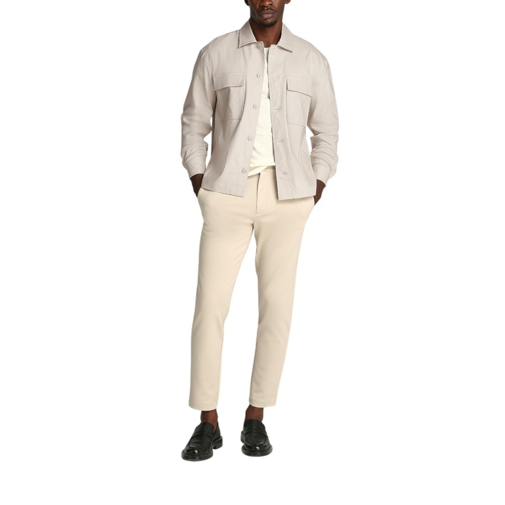 Calvin Klein Beigekleurige Lyocell Jas