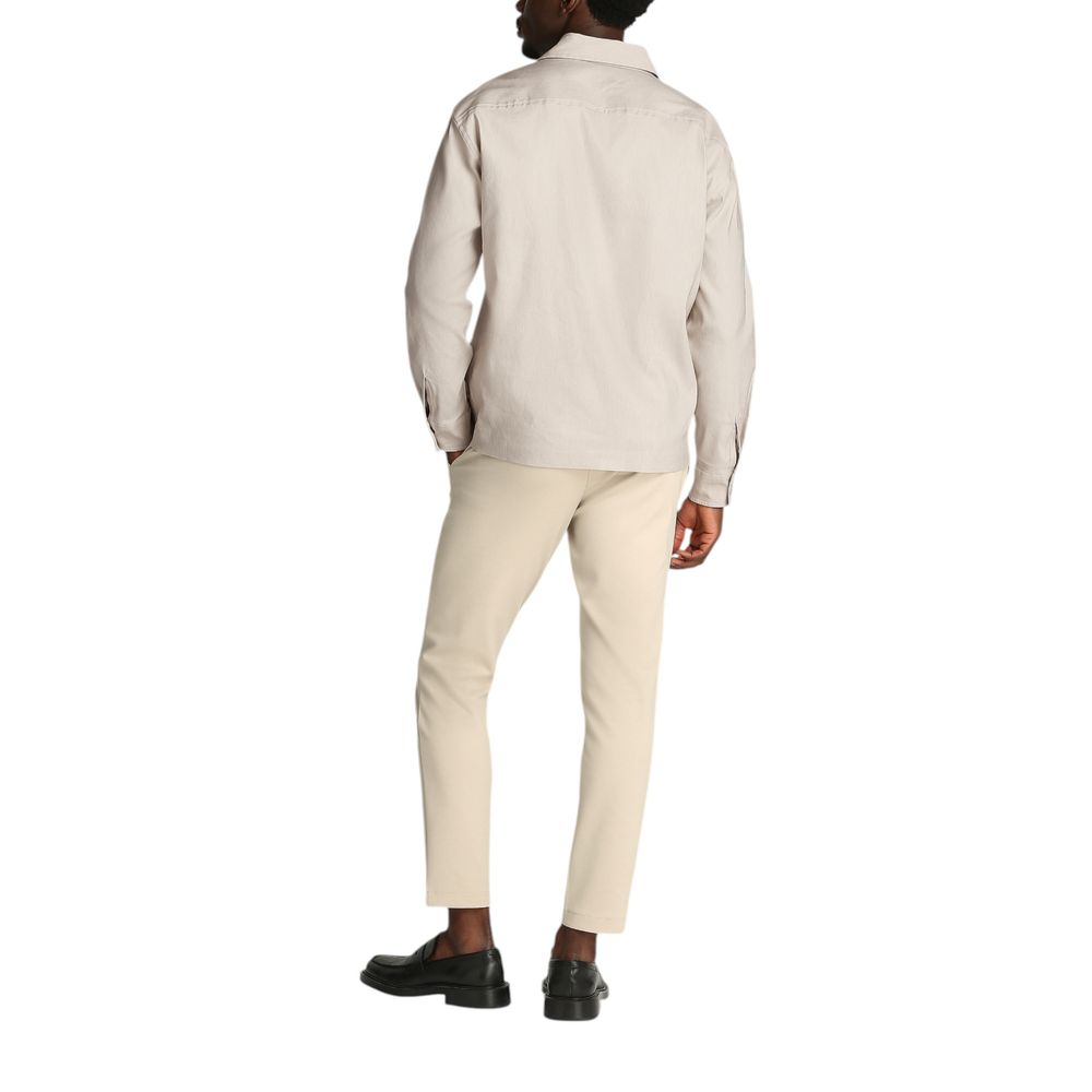 Calvin Klein Beigekleurige Lyocell Jas