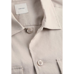 Calvin Klein Beigekleurige Lyocell Jas
