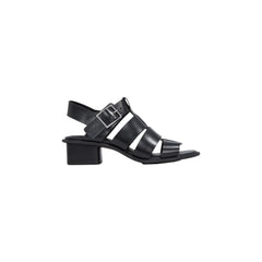 Calvin Klein Jeans Zwarte Platte Sandalen van Polyester