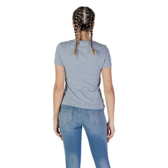 Guess blaues Baumwoll-T-Shirt