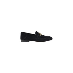 Guess Zwarte Leren Plateaupumps