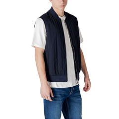 Antony Morato Blue Cotton Bomber