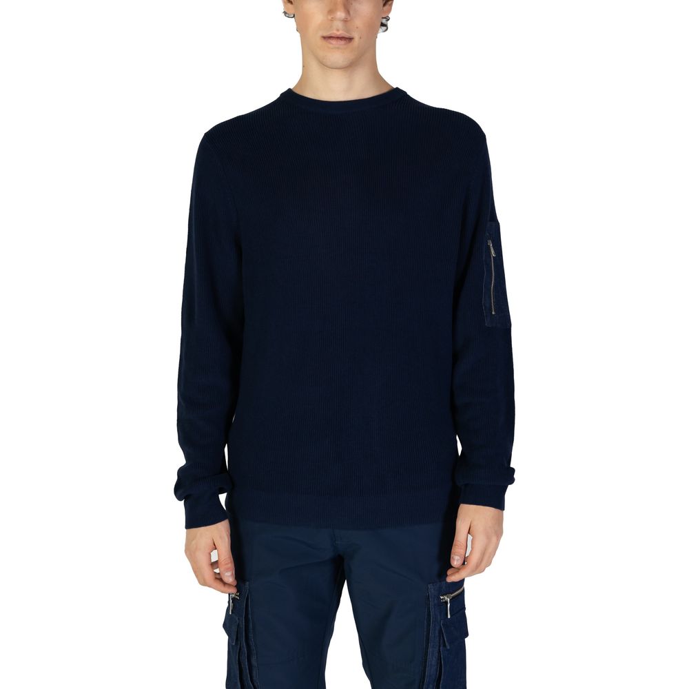 Antony Morato Sweatshirt aus blauer Baumwolle