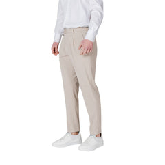 Antony Morato Beige Freizeit-Hose aus Polyester