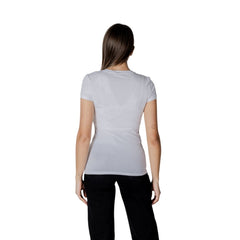 Armani Exchange Weißes Baumwoll-T-Shirt