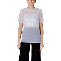 Armani Exchange weißes Polyamid-T-Shirt