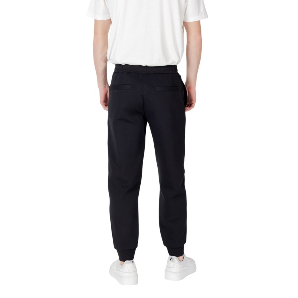 Armani Exchange Zwarte Katoenen Joggingbroek (Trainingsbroek)