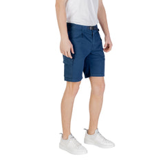 Hugo Boss Blauwe Katoenen Bermudashorts