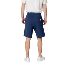 Replay Blauwe Katoenen Bermudashorts