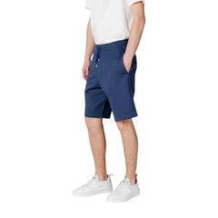 Replay Blauwe Katoenen Bermudashorts