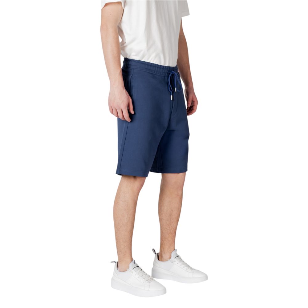 Replay Blauwe Katoenen Bermudashorts