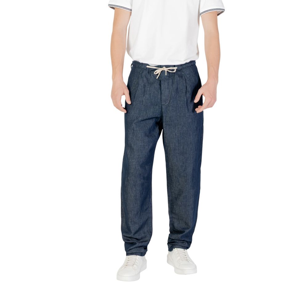 Replay Freizeithose aus blauer Baumwolle