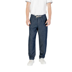 Replay Freizeithose aus blauer Baumwolle