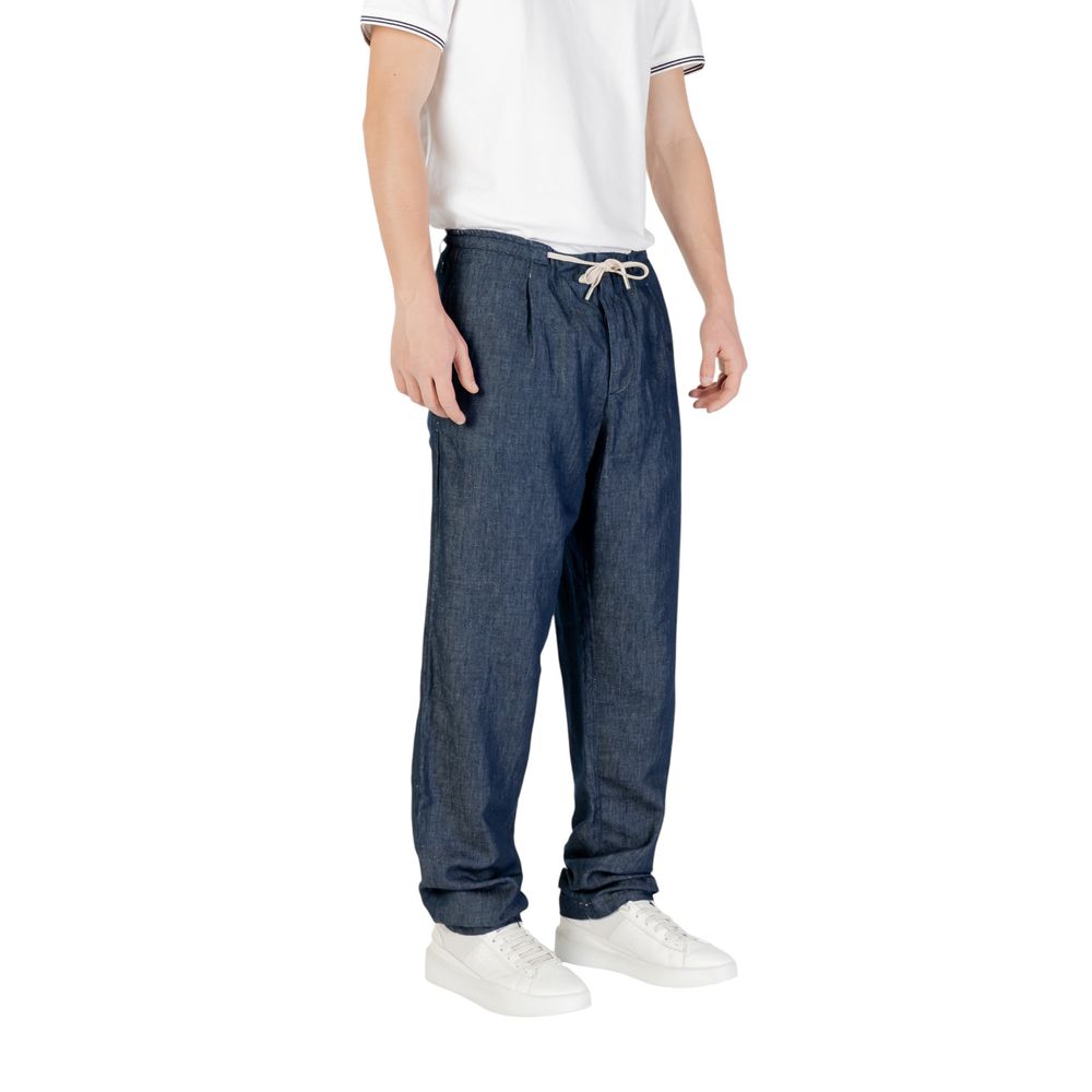 Replay Freizeithose aus blauer Baumwolle