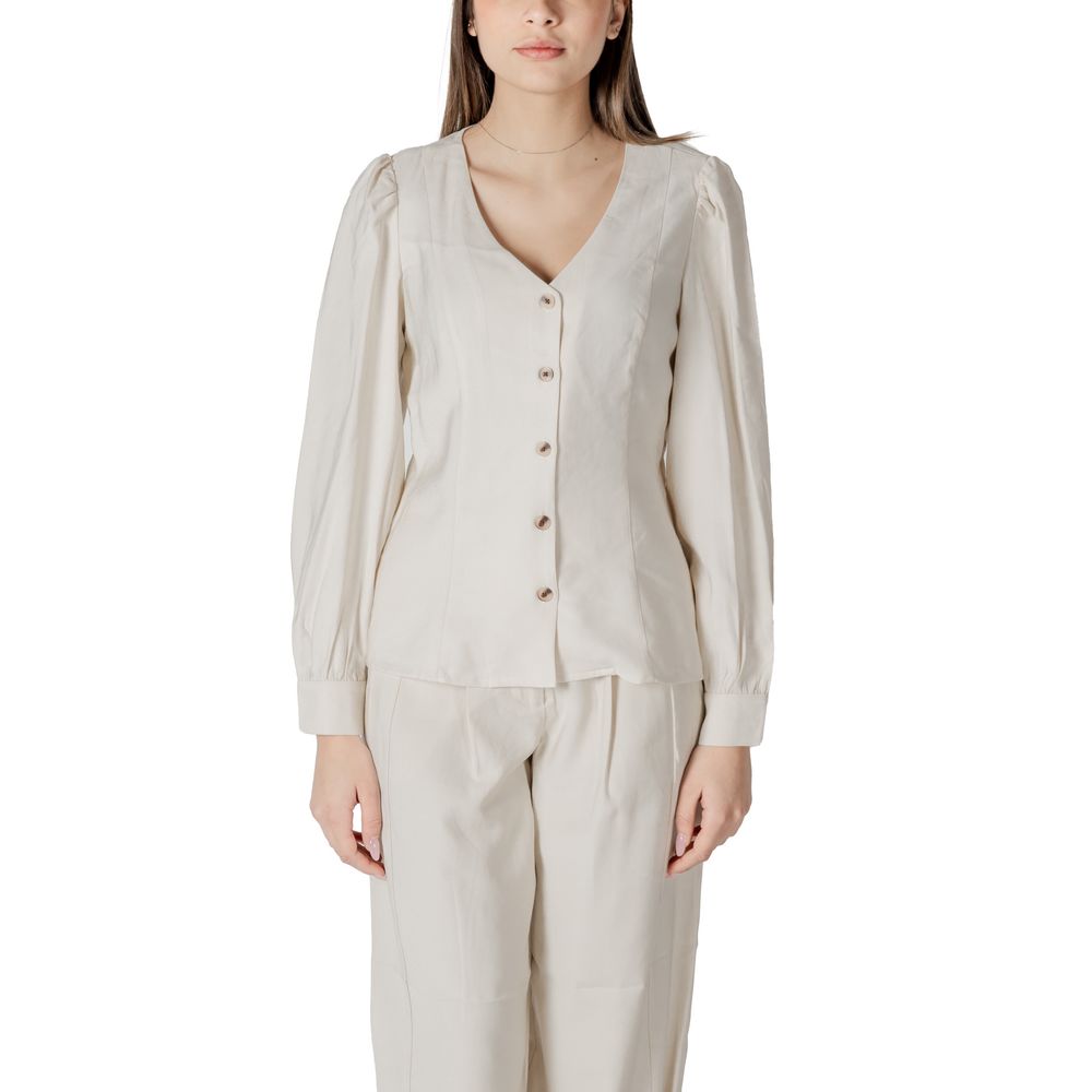 Vila Clothes Beiges Viskosetop