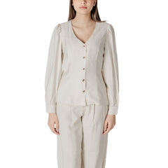 Vila Clothes Beiges Viskosetop