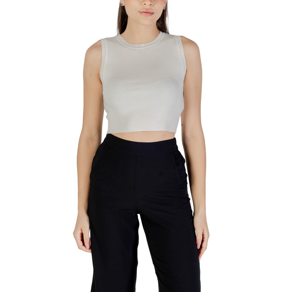 Jacqueline De Yong Weißes Viskose-Tanktop