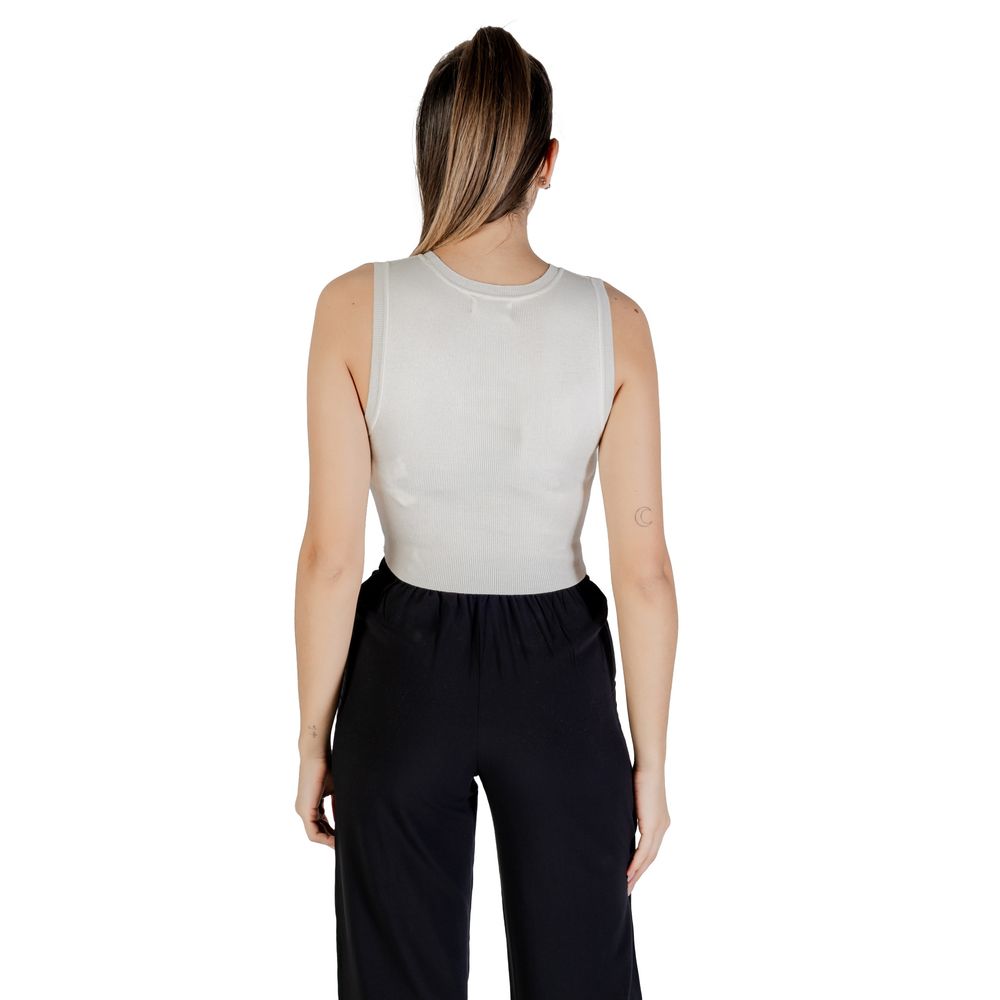 Jacqueline De Yong Weißes Viskose-Tanktop